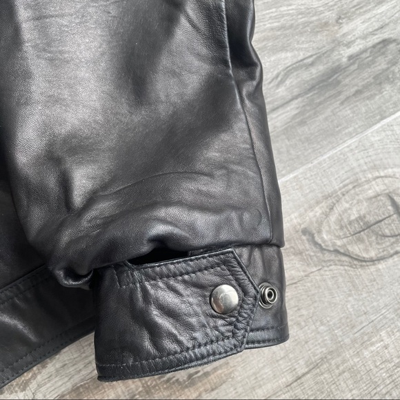 H-Bar Vintage 90’s Cirque du Soleil leather jacket - Picture 5 of 11